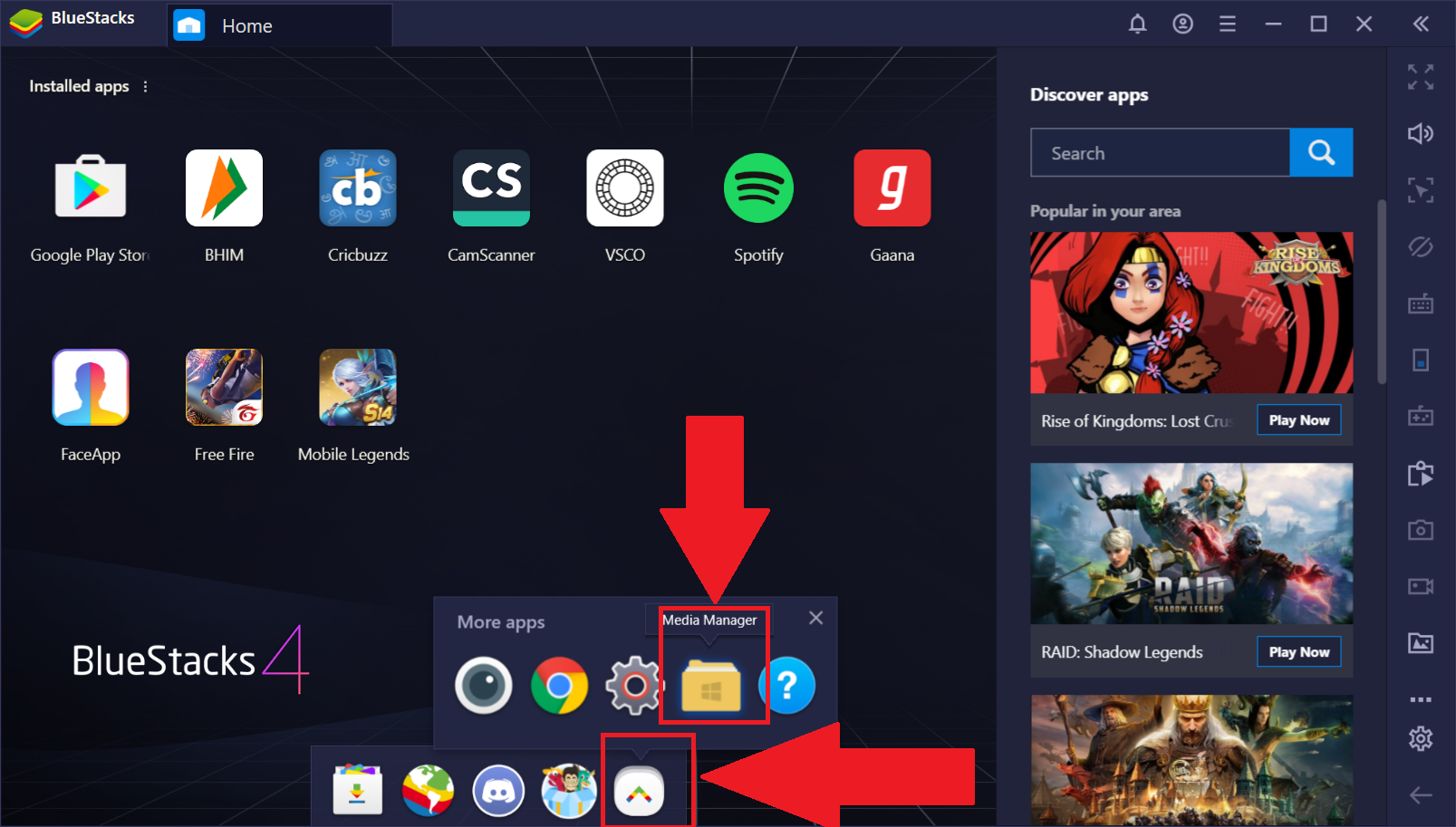 bluestacks root browser