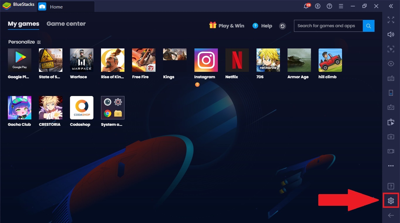 update bluestacks to android 10