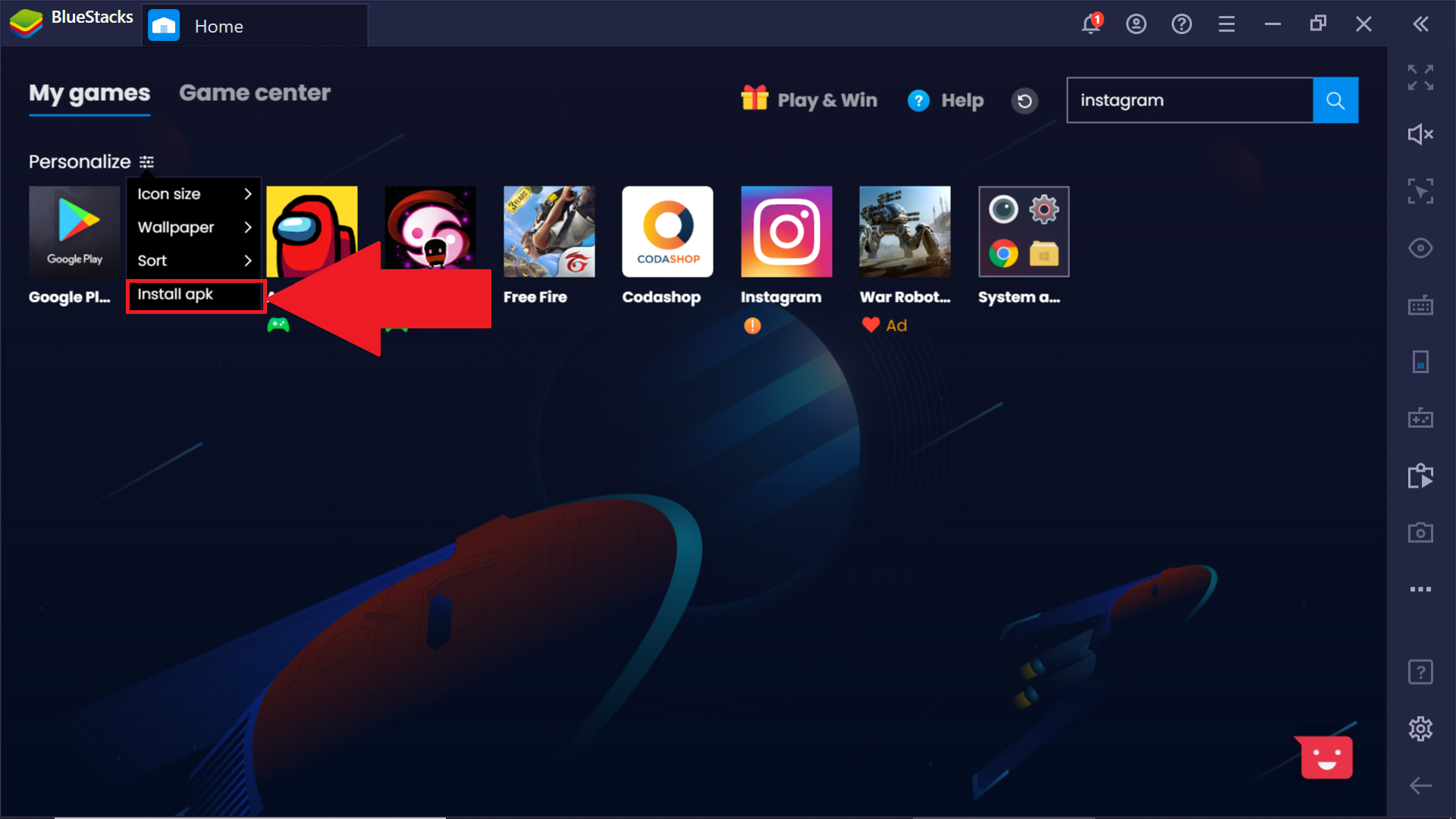 how to uninstall bluestacks apps in windows 10