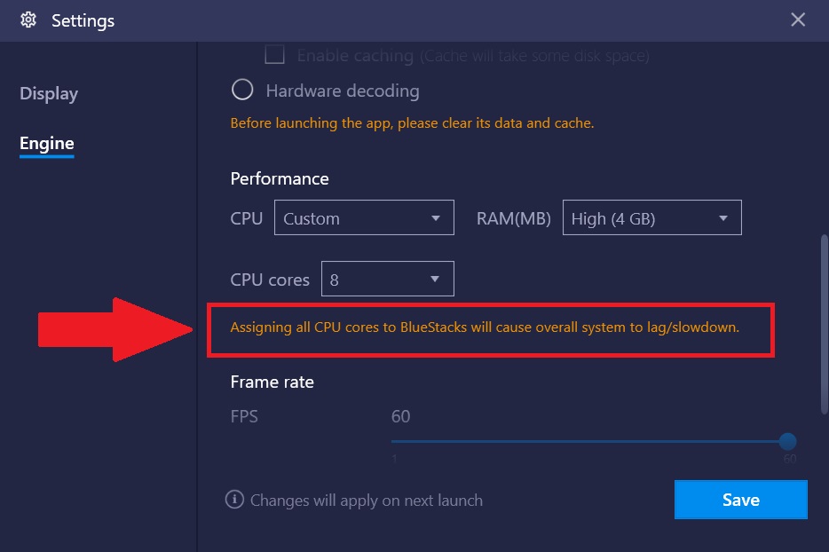 bluestacks lag computer