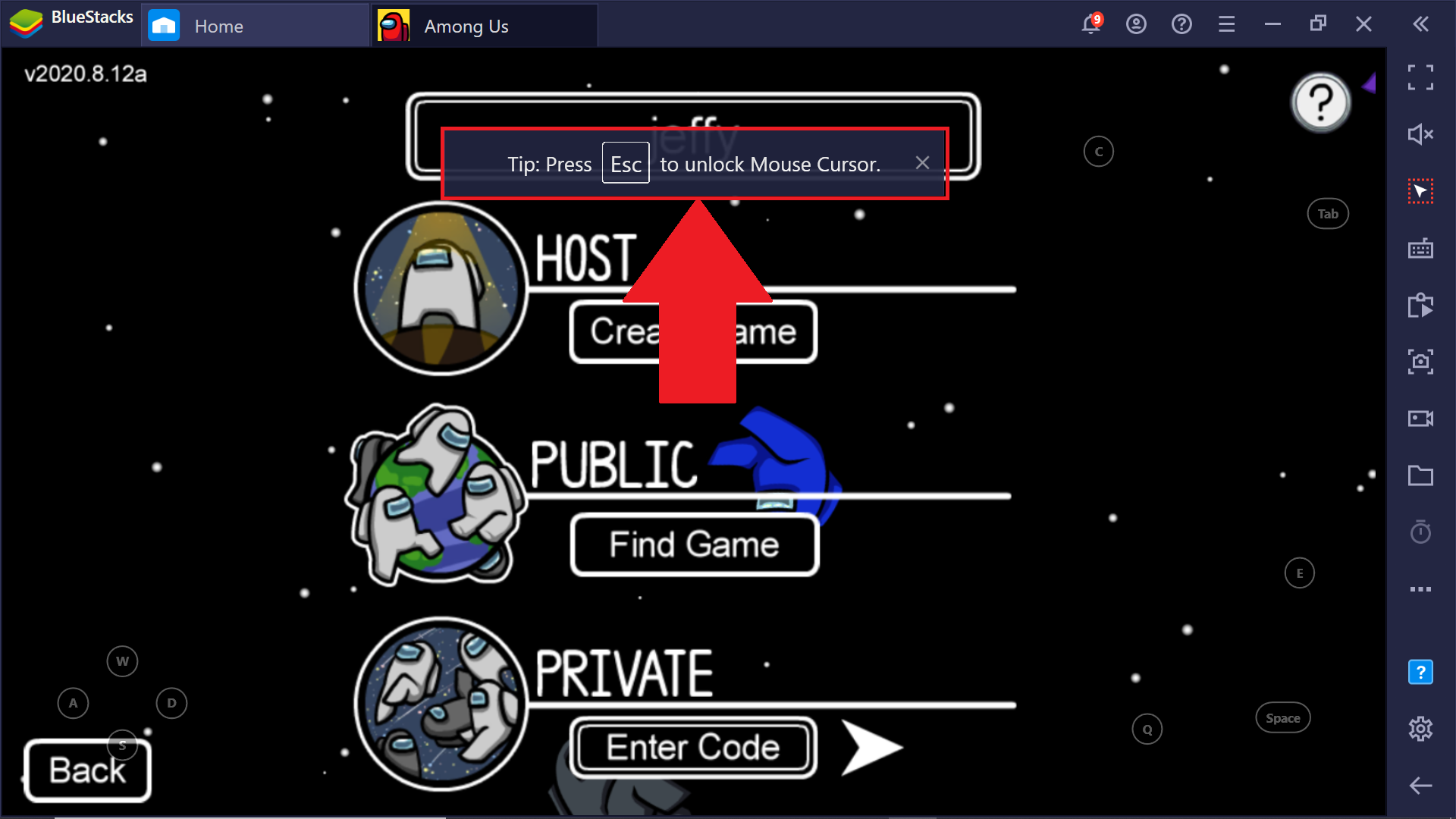 How To Lock Your Cursor Within A Game On Bluestacks 4 Bluestacks Support - roblox mobile shift lock icon