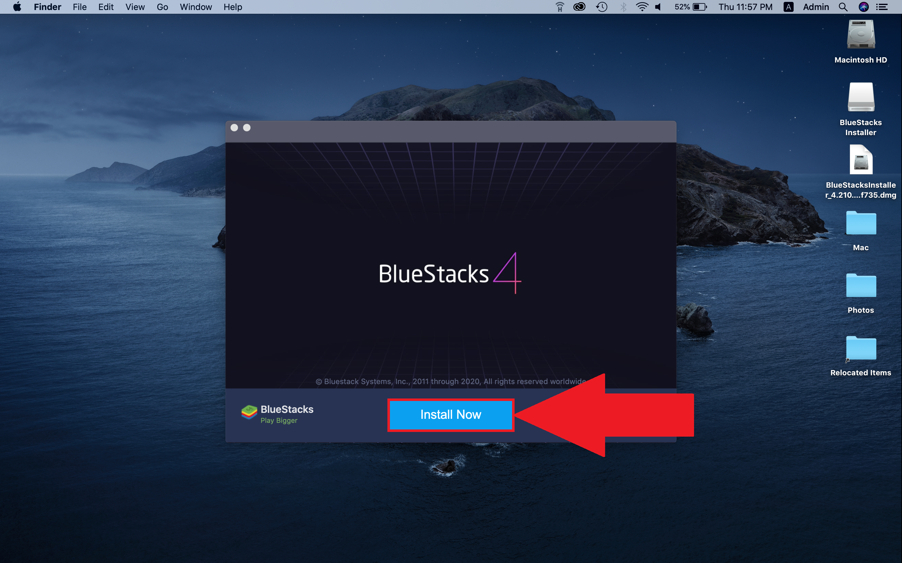 bluestacks mac big sur