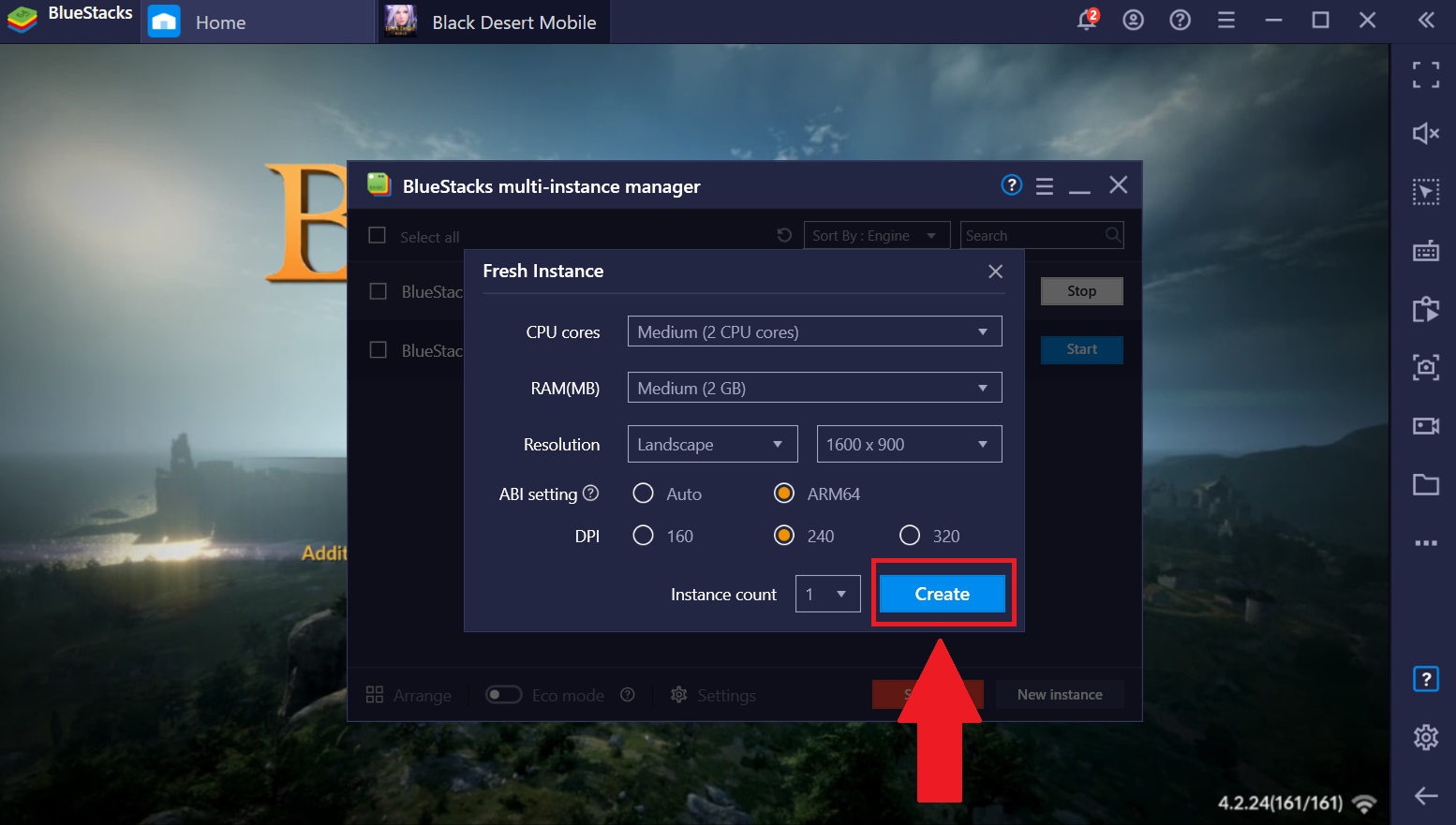how to update bluestacks android version to 6.0