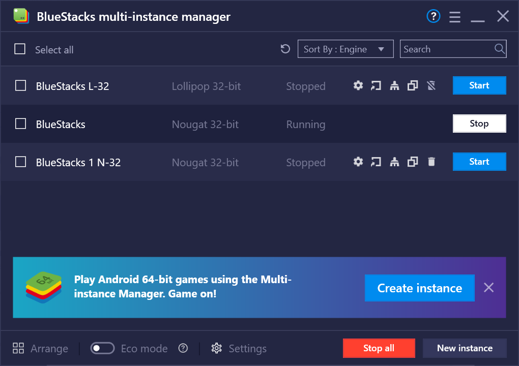 bluestacks 2 multiple instances