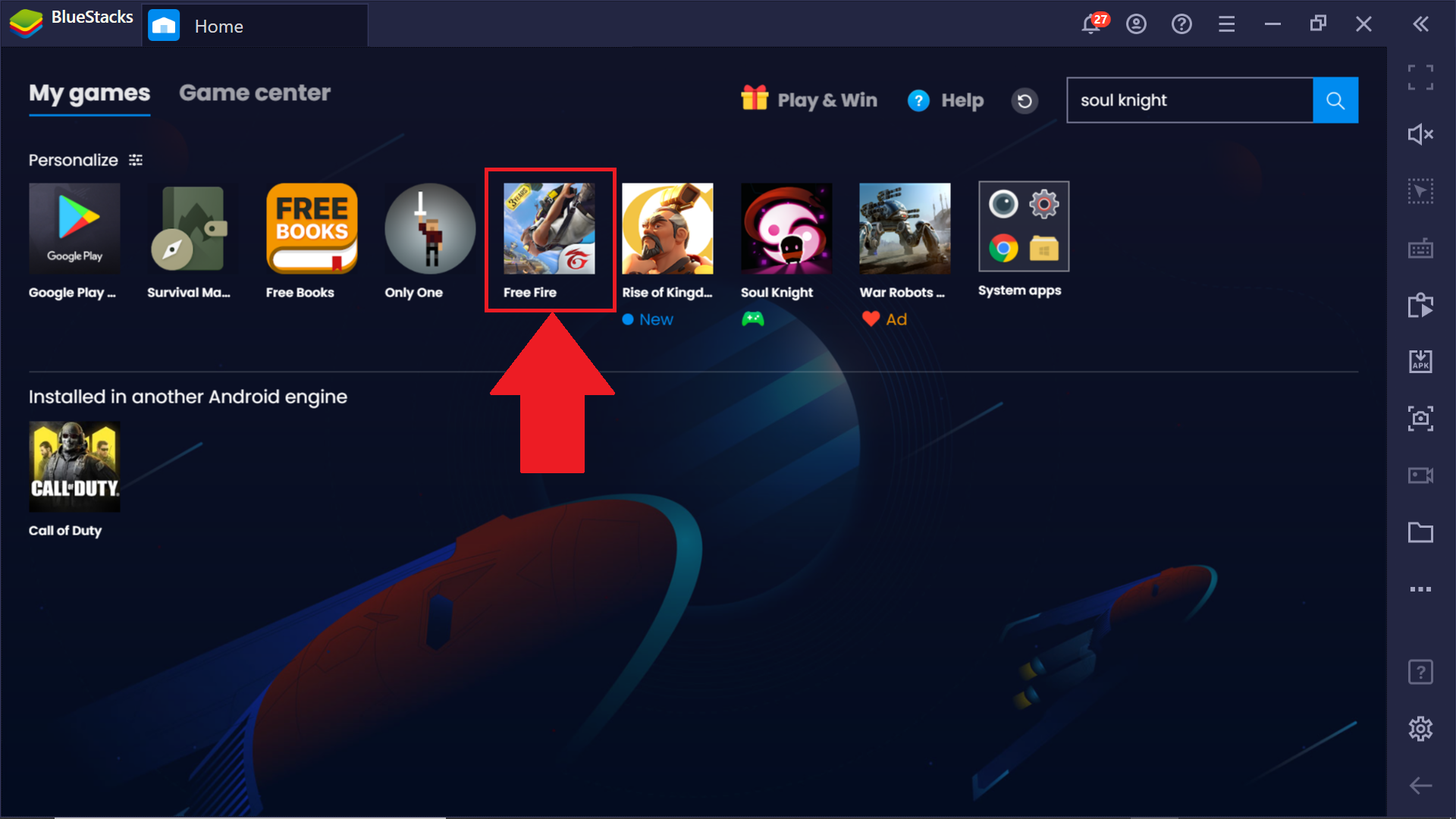 how to know android version in bluestacks