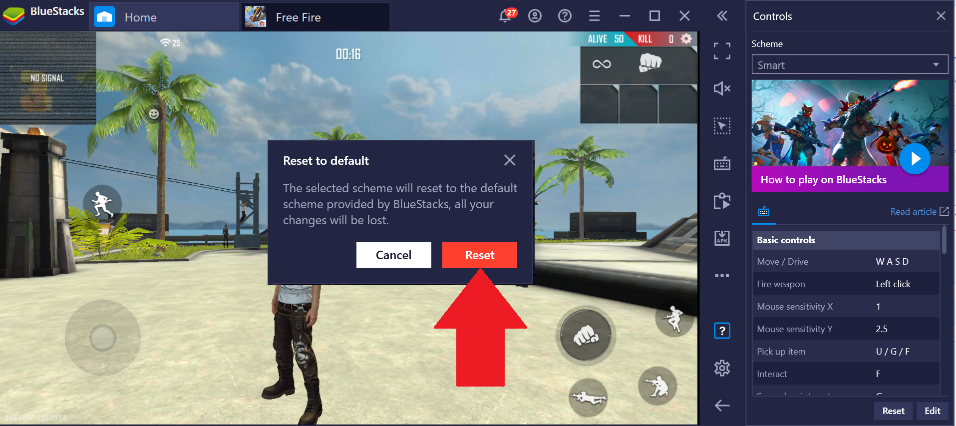 upgrade android version in bluestacks