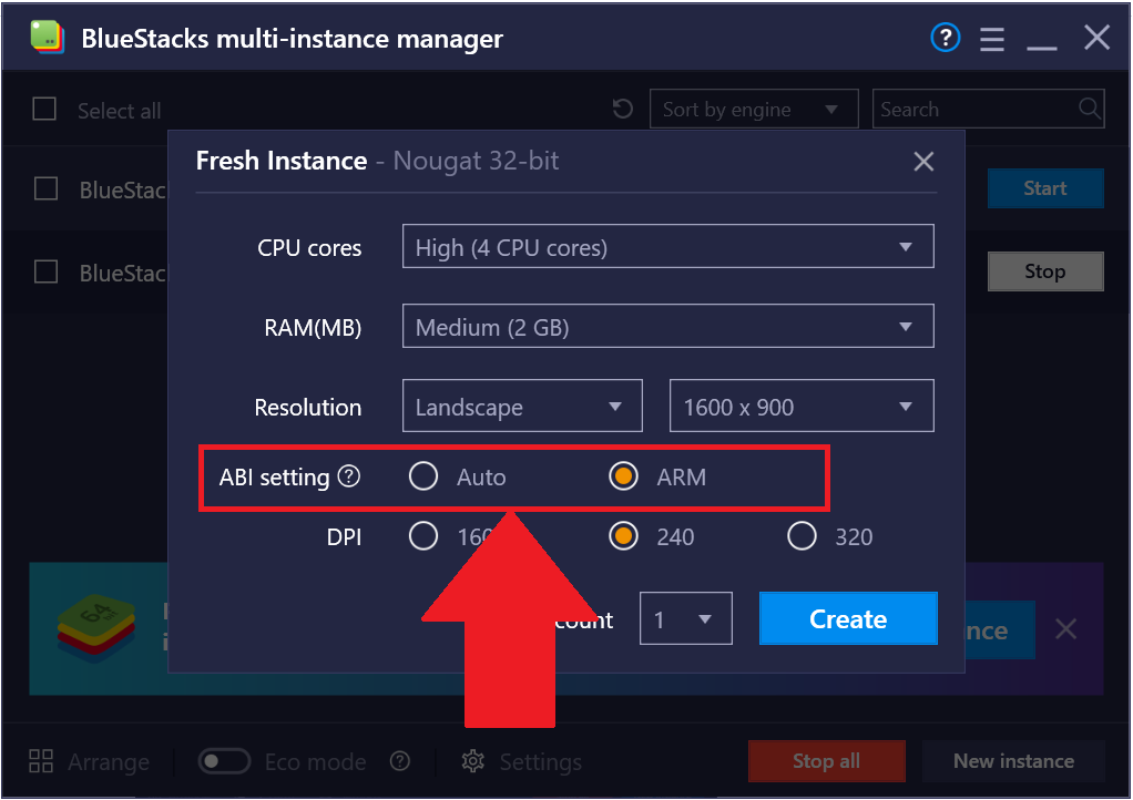 change settings bluestacks for mac