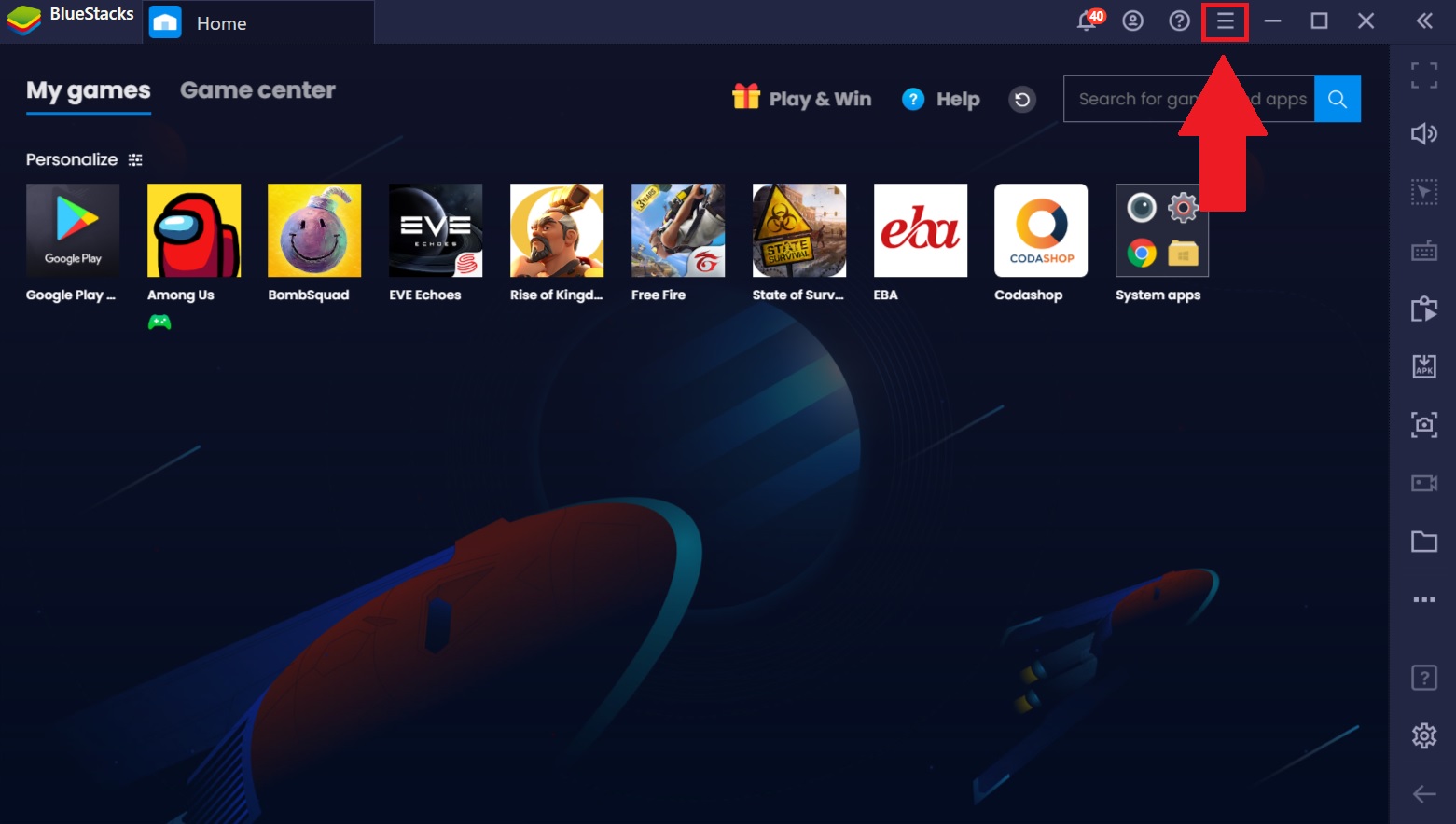 how to change google account in bluestacks 4