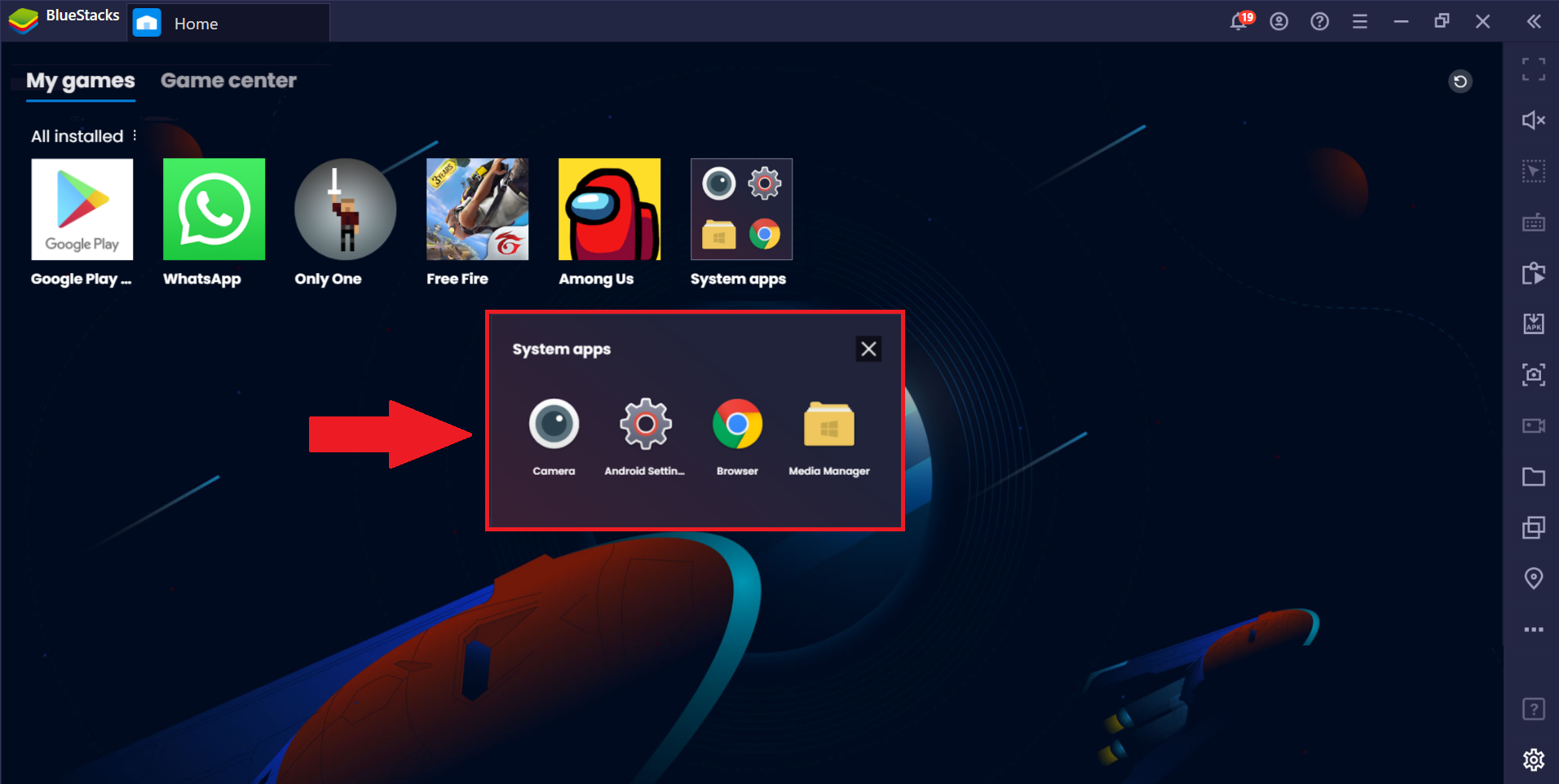 install apps on bluestacks