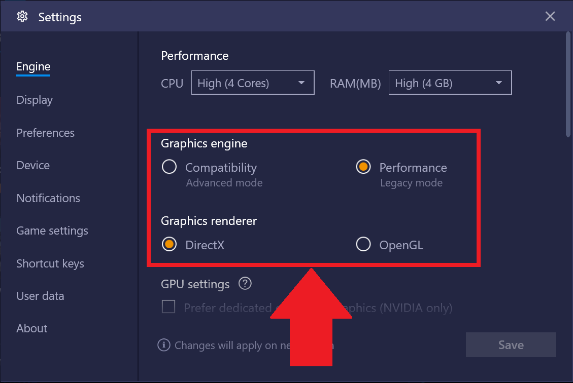 Settings Menu On Bluestacks 4 Bluestacks Support