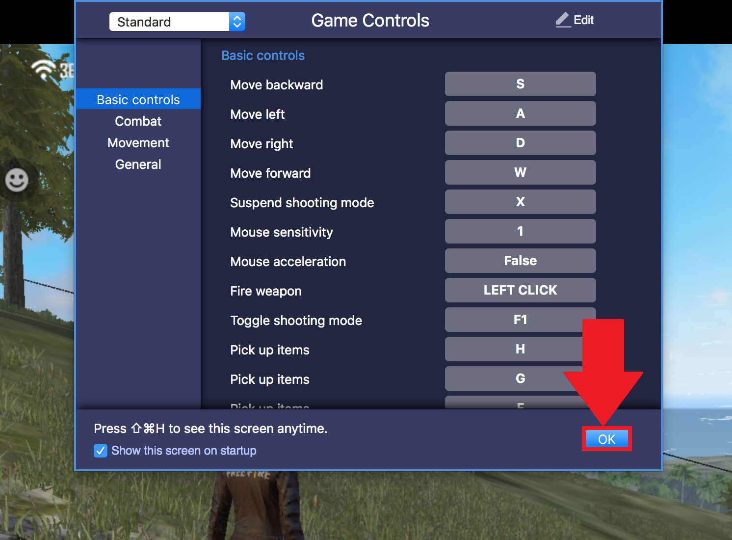 change the controls in the ds emulator for mac