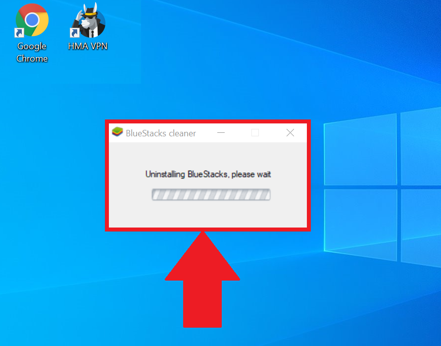 how to uninstall bluestacks using command prompt