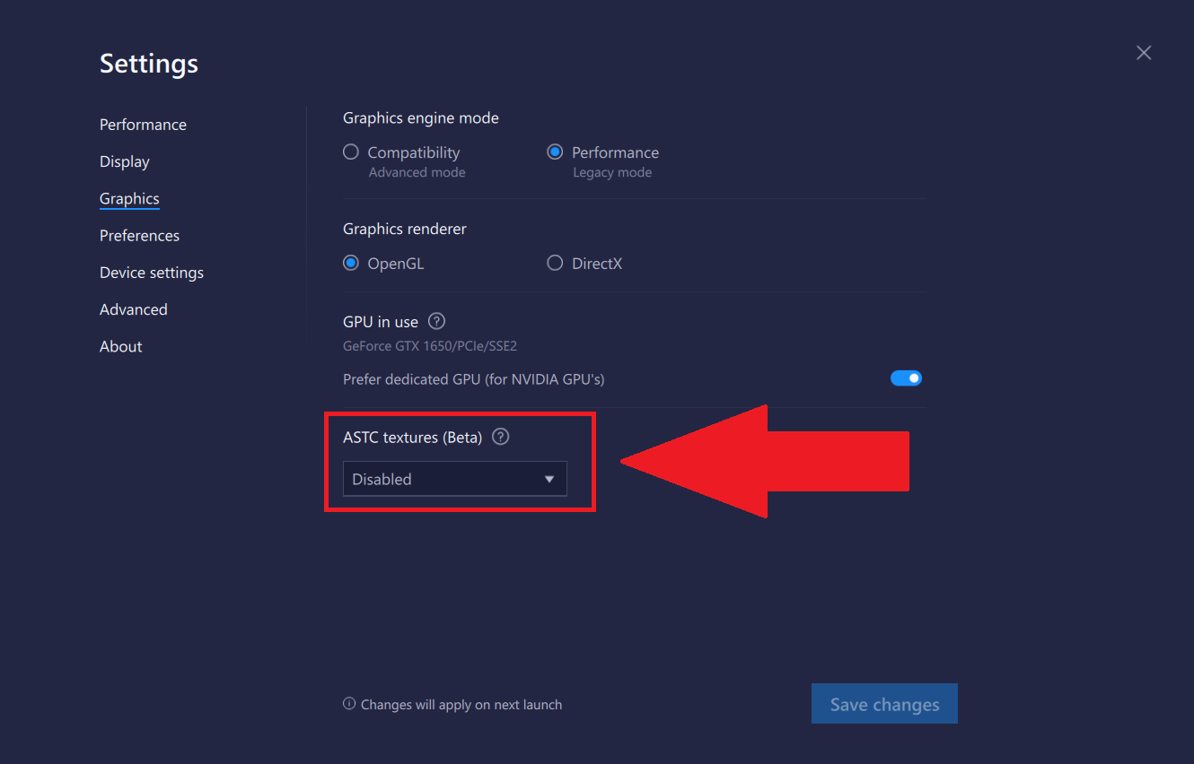 how to change the android version on bluestacks