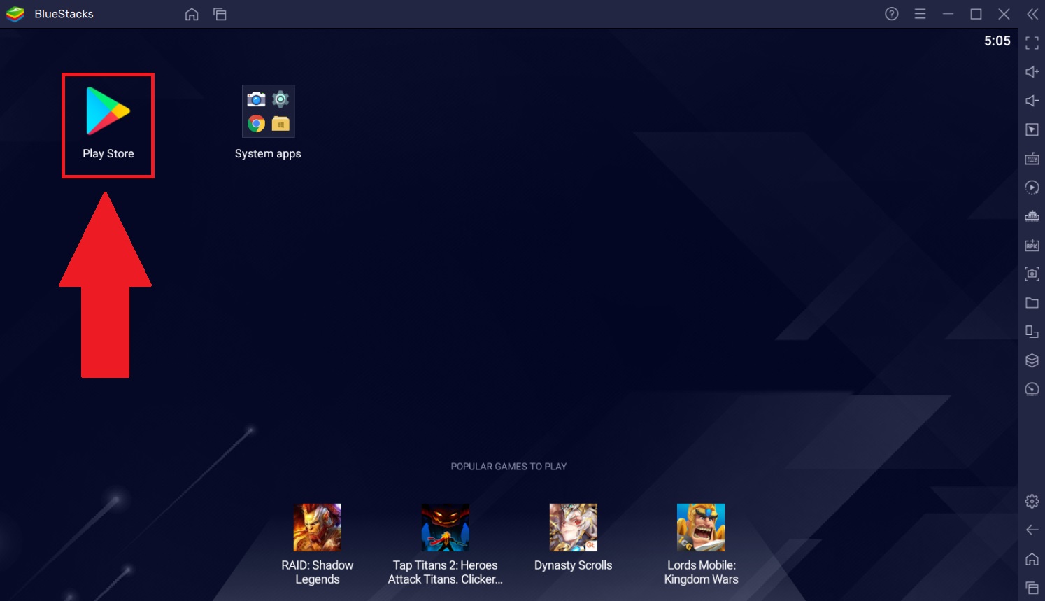 bluestacks google play download