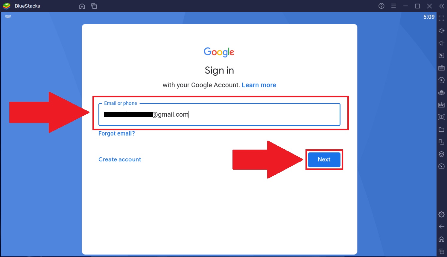 Sign in gmail Add a