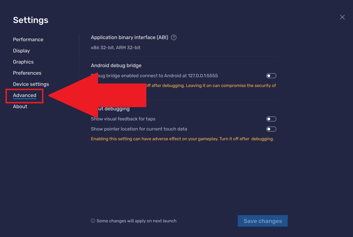 如何在bluestacks 5中查看點擊位置 Bluestacks 支援中心