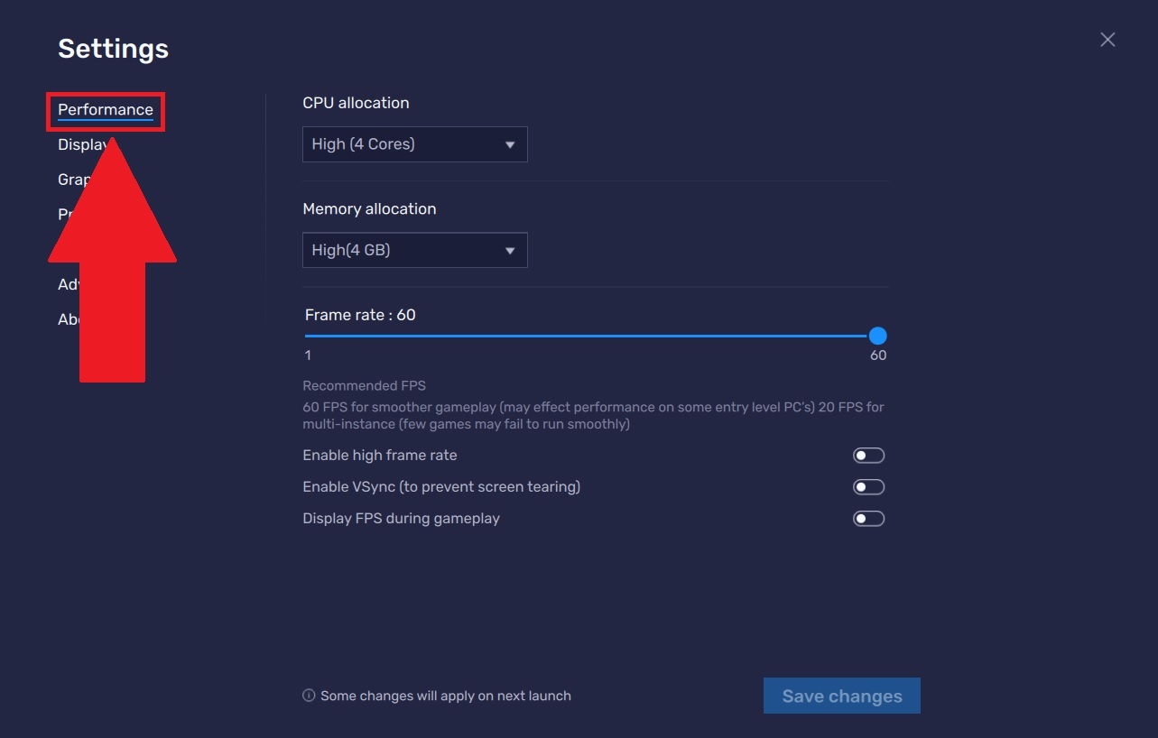 bluestacks 5 best settings for low end pc