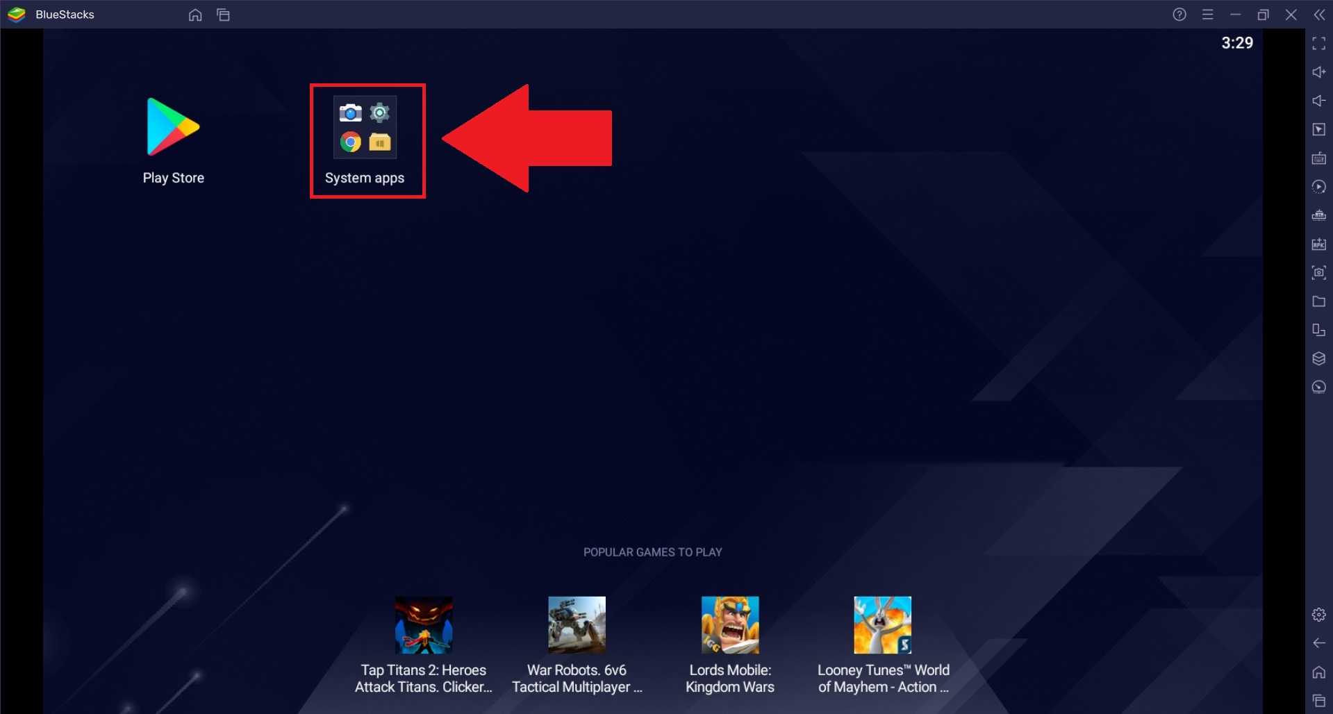 bluestacks google play account