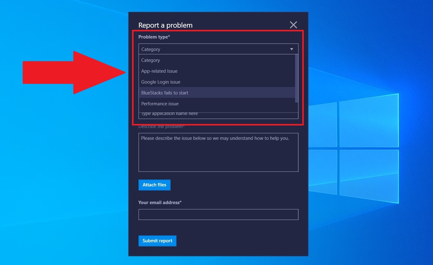 Как сообщить о проблеме, если BlueStacks 5 не запускается – Поддержка  BlueStacks