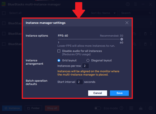 Cara Mengubah Pengaturan di Multi-instance Manager di BlueStacks 5 ...