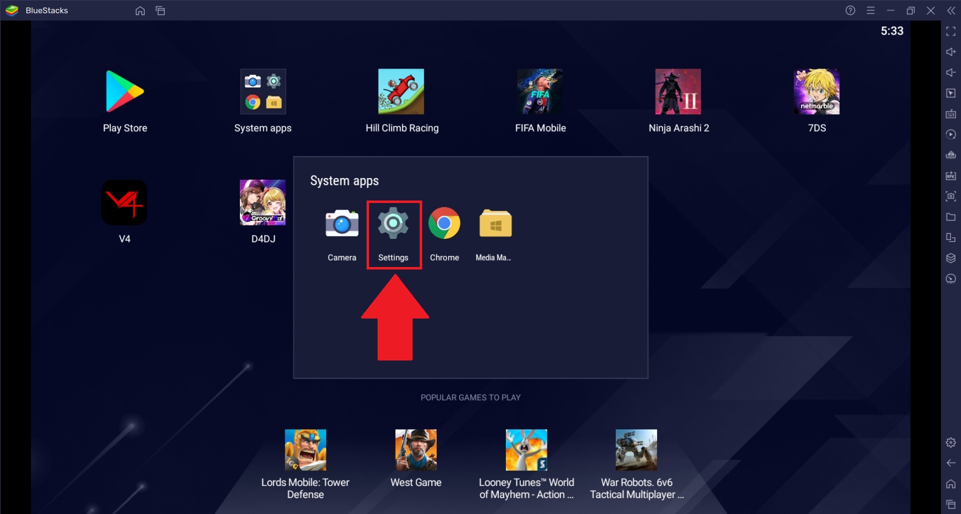 google play store in bluestacks