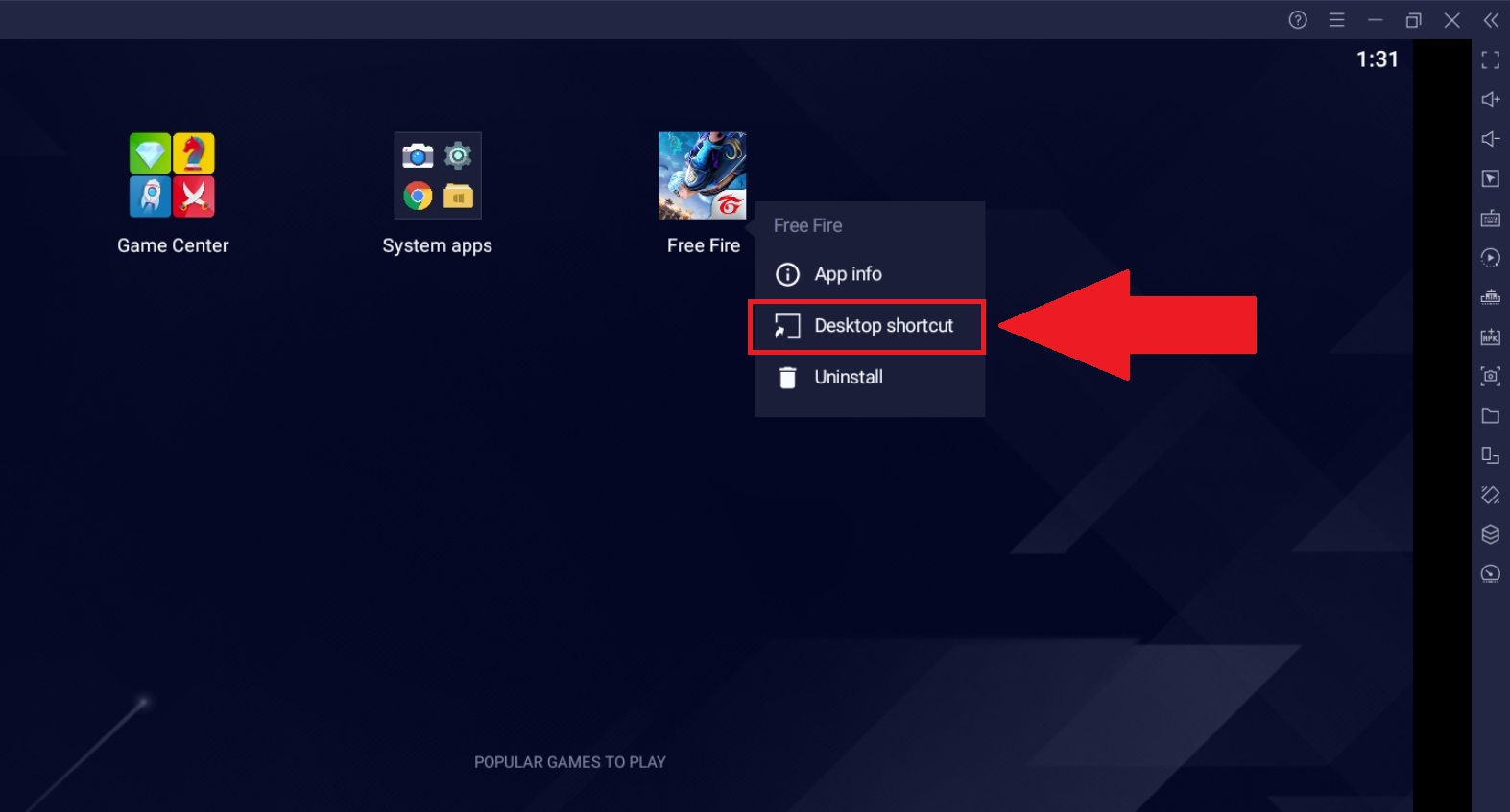 How To Create Desktop Shortcuts For Your Apps On Bluestacks 5 Bluestacks Support