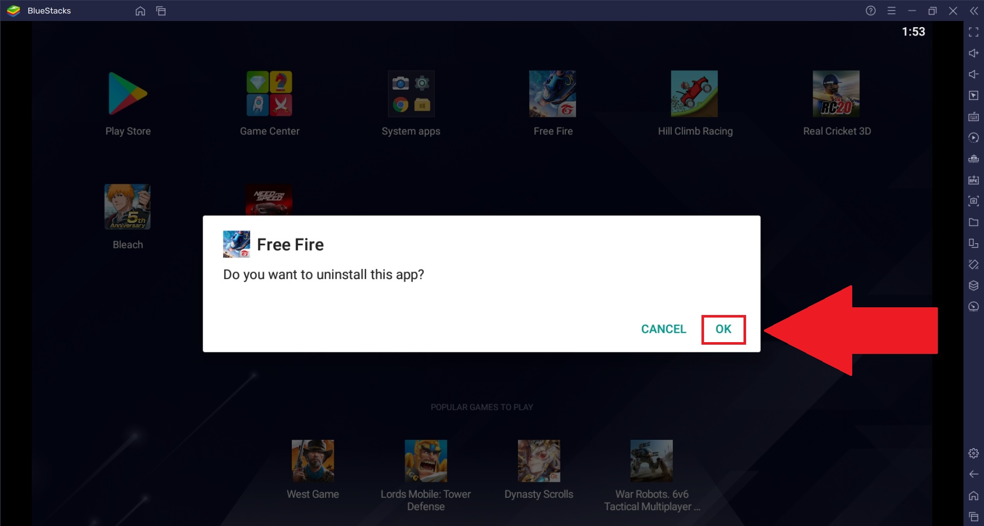 Как удалить приложение в BlueStacks 5 – Поддержка BlueStacks