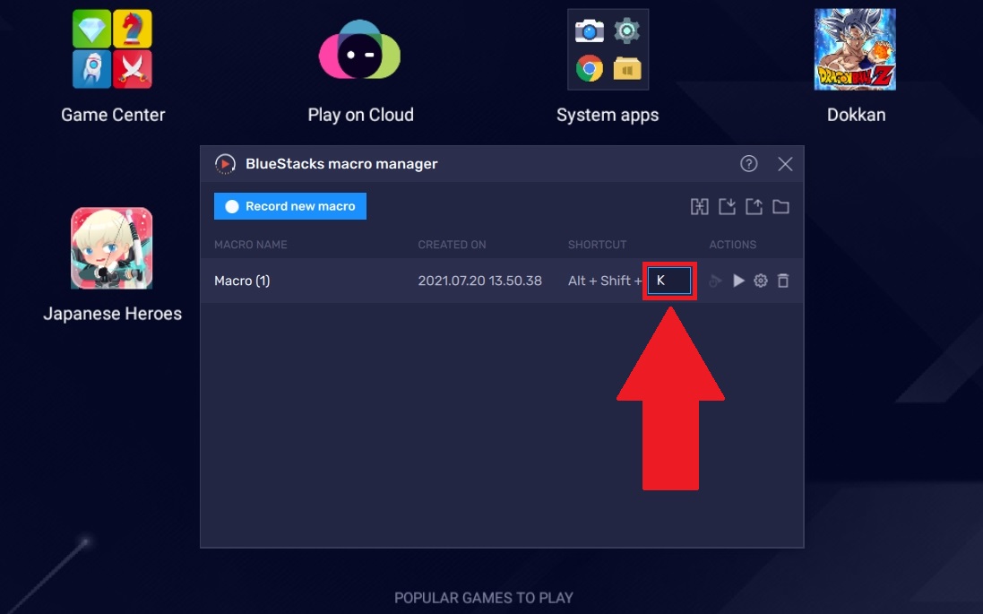 how to configure keys clash royale bluestacks