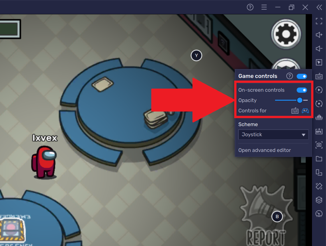 Как играть в Among Us на BlueStacks 5 с помощью геймпада. – Поддержка  BlueStacks