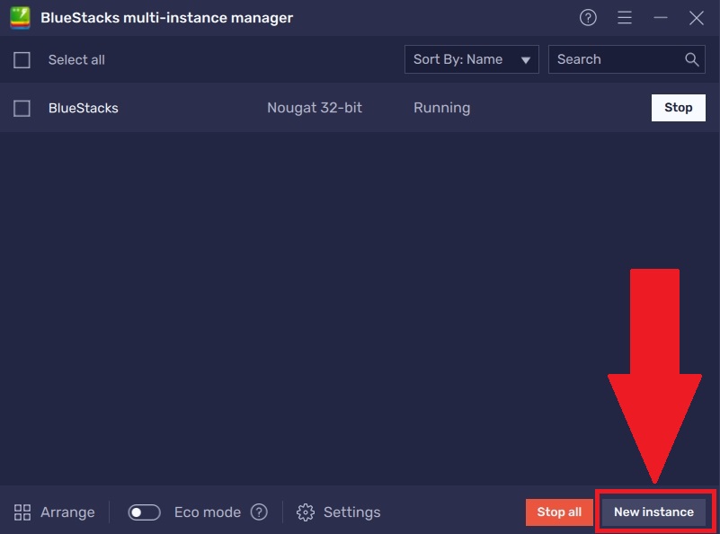 bluestacks multi instance manager