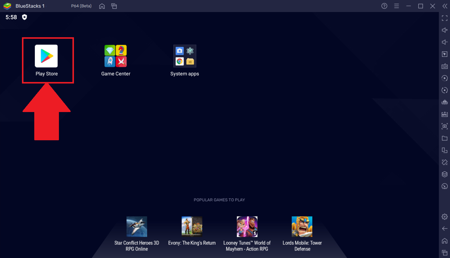 install psiphon open with bluestacks