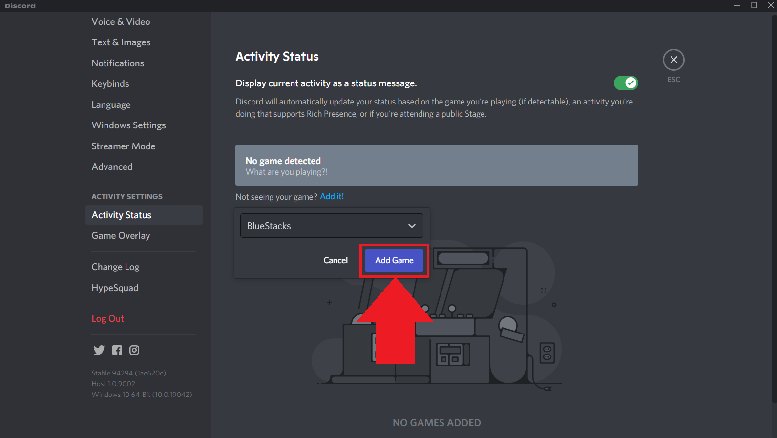 How to show your BlueStacks 5 activity on Discord – BlueStacks Support