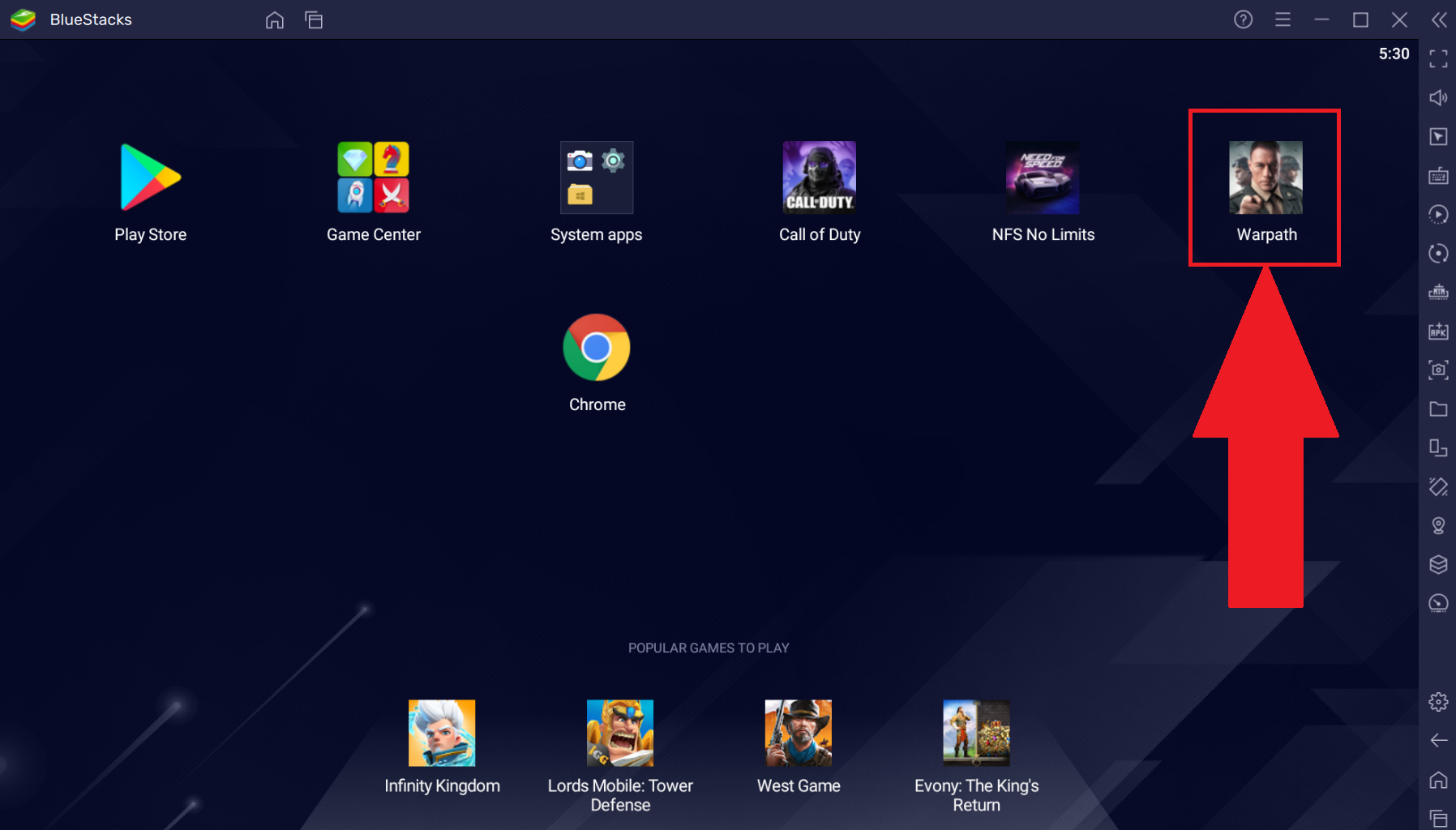 Bluestacks pie