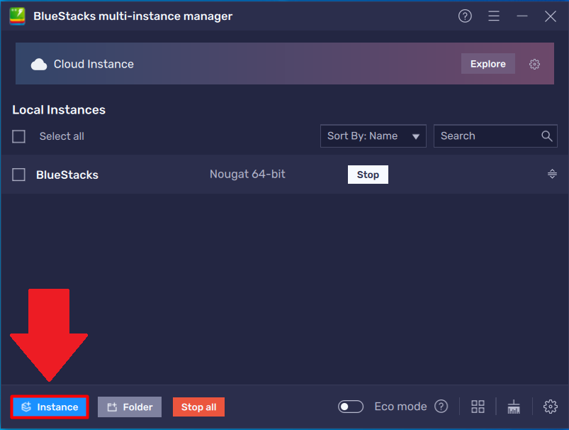 How to create a Nougat 32-bit instance on BlueStacks 5