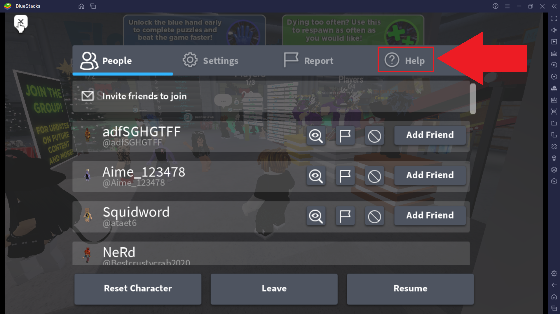 Key controls for playing Roblox on BlueStacks 5 – BlueStacks Support